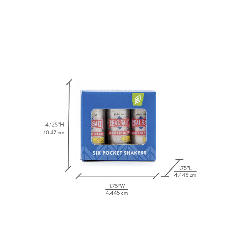 Redmond: Real Salt® Pocket Shaker (6 pack)