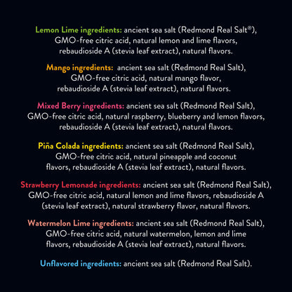 Redmond: Re-Lyte® Hydration Stick Packs (30 Servings)